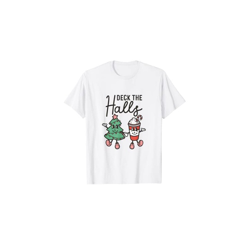 Tees-Deck The Halls mit Wintergrafik T-Shirt