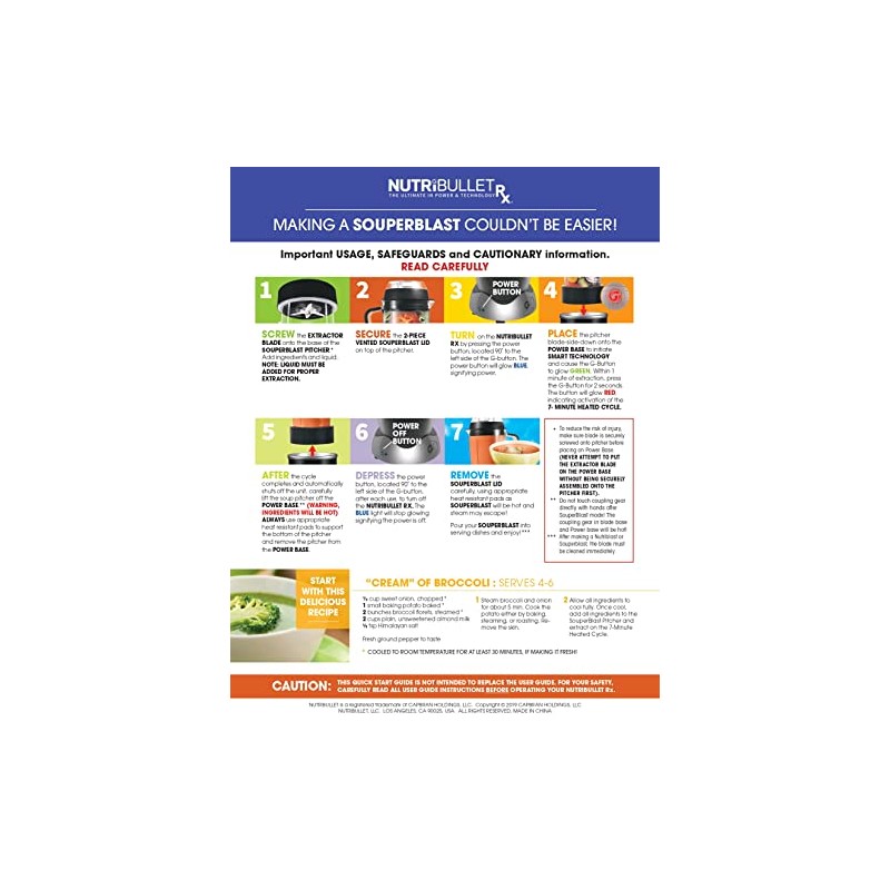 nutribullet Rx Cross Blade & Brush