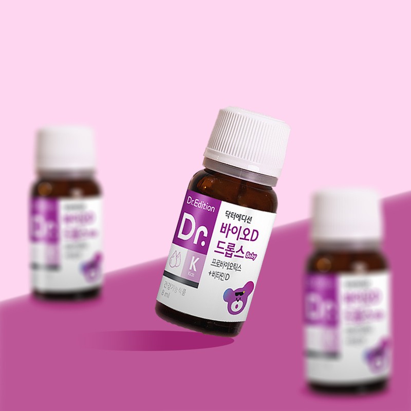 Doctor Edition Doctor Bio D Drops Liquid Vitamin Lactobacillus 8ml