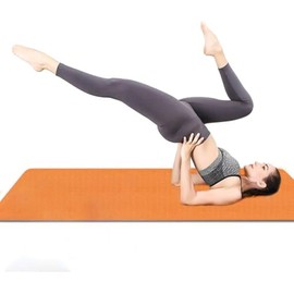 Hatha Yoga Esterilla de yoga de TPE extra gruesa – 72 x 32 pulgadas de grosor 1/2 pulgadas – Respetuosa con el medio ambiente certificado SGS, con ref