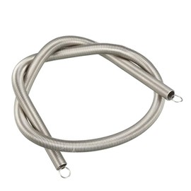 sourcing map Tension Spring Wire Diameter 0.02 Inch AD 0.2 Inch Free Length 11.81 Inch Stainless Steel Small Double Hook Tension Spring