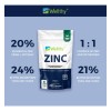 Zinc 220 Cápsulas Wellthy 520 Mg Sabor Sin Sabor