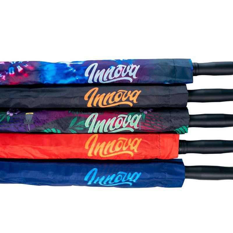 Innova Discs Flow Square Disc Golf Umbrella - Black/Yellow