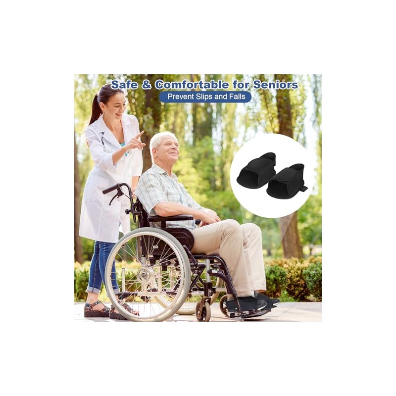 Adjustable Wheelchair Foot Straps for Leg Supports: Durable, Easy to