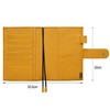 Moterm Leather Cover for Stalogy B6 - with Back Pocket,