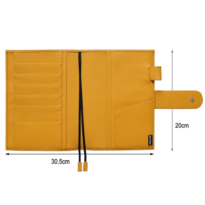 Moterm Leather Cover for Stalogy B6 - with Back Pocket,
