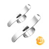 Lotsdonxia 2-Piece Stainless Steel Citrus Fruit Peeler Set – Efficient