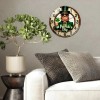 30cm Diameter Glass Wall Clock that Makes a Subtle Yet
