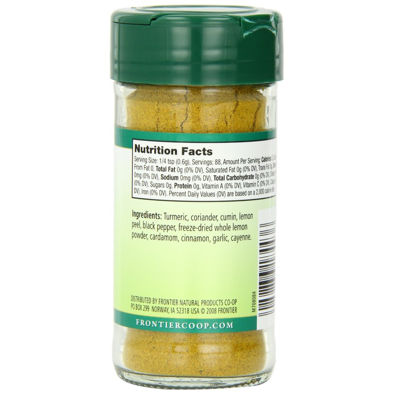 Frontier Co-op Indian Curry Seasoning, 1.87 Ounce Bottle, Complex Flavor