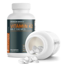 Bronson Vitamina K2 100mcg (mk7) 120capsulas Hecho En Usa Sabor Sin Sabor