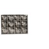 Geschenkestadl 24 Weihnachtskugel Glas Silber glänzend Schneeflocke Lametta Christbaumschmuck Ø