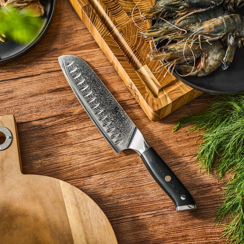 KYOKU Santoku Knife - 7" - Shogun Series - Japanese
