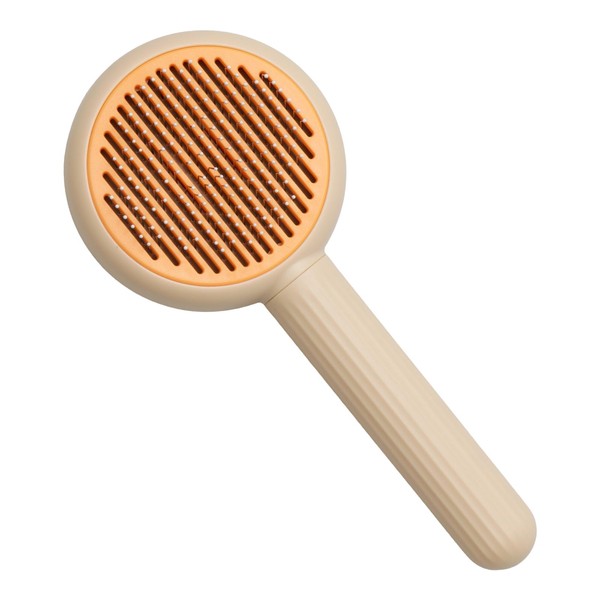 Anphly Pet Massage Comb, Knot Opening Comb, Self-Cleaning, Cat And