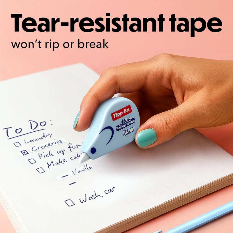 TIPP-Ex Mini Pocket Mouse Correction Tapes Pastel (6 m x