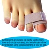 Reppkyh Broken Toe Wraps for Big Toes, 8 Pcs/Pack, Fabric