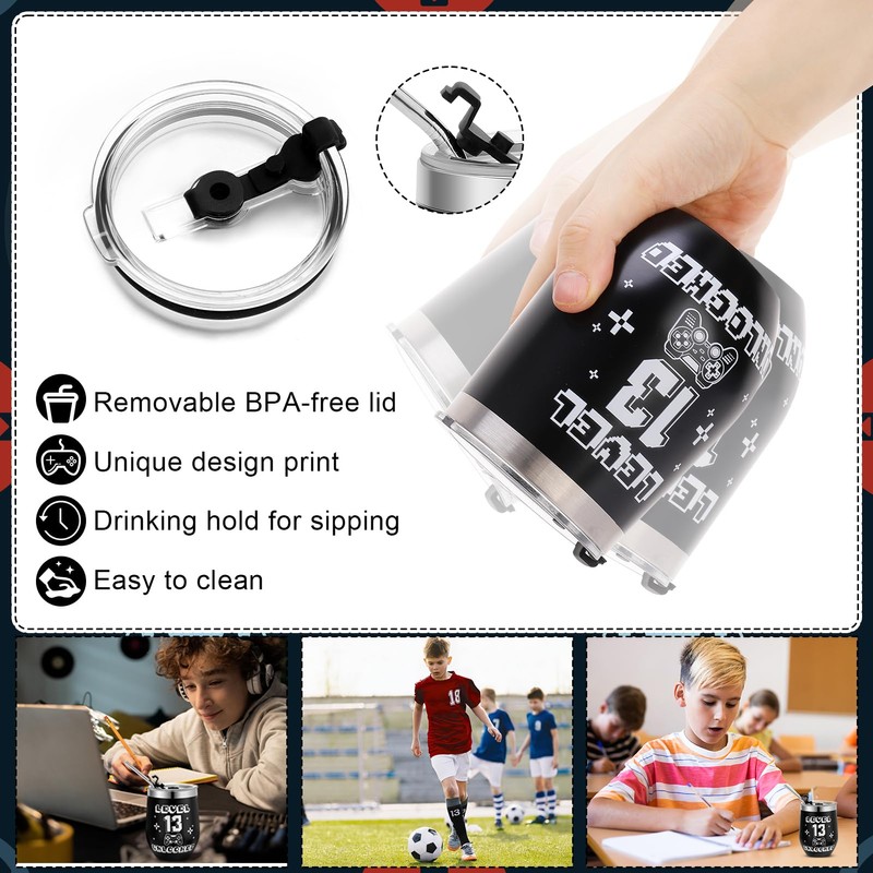 saerryor 13th Birthday Gifts for Boys,4 Pcs Funny Gift for