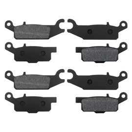 ZICOO Front and Rear Brake Pads for Yamaha Grizzly 700 YFM700 2007-2022 / Grizzly 550 YFM550 2009 2010 2011 2012 2013 2014