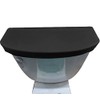 Madeals Velvet Toilet Tank Lid Cover Fabric Cover for A