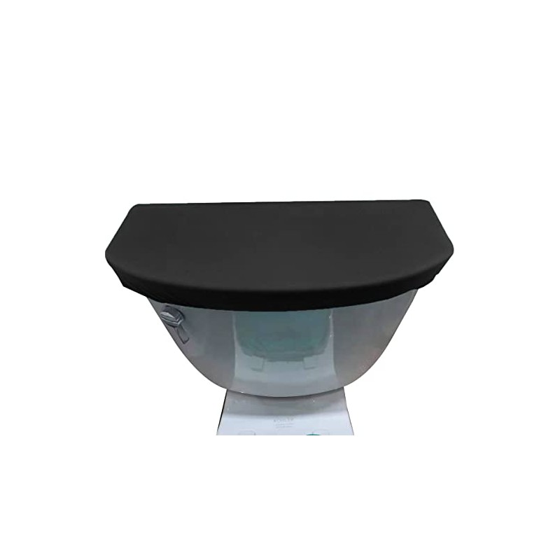 Madeals Velvet Toilet Tank Lid Cover Fabric Cover for A
