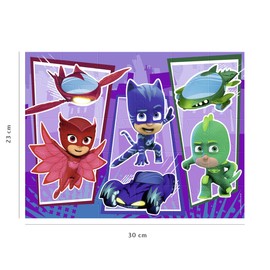 Nathan – Jigsaw Puzzle PJ Masks – pyjamasques Super Vehicles and 30 Pieces, 86357