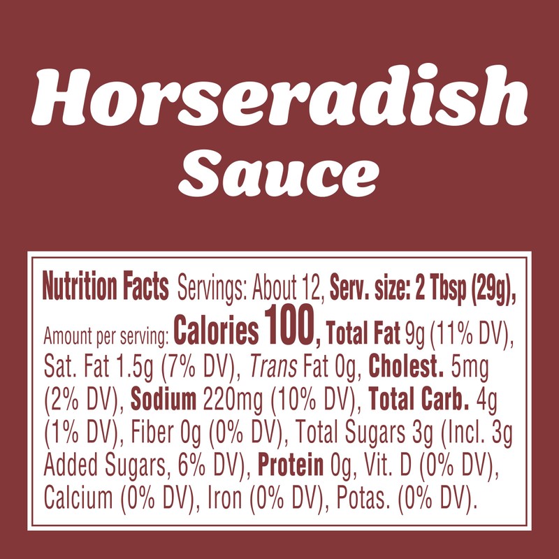 Kraft Horseradish Sauce (12 oz Bottle)
