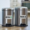 Anobell 10 Pack Recycle Trash Magnets 6"×3" No Adhesive Residue