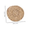 MAGICLULU Japanese Style Heat Insulation Straw Coaster Natural Skid Cup