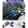 Steering Wheel Lock Anti-Theft Car Device, Retractable Keyless Password 5