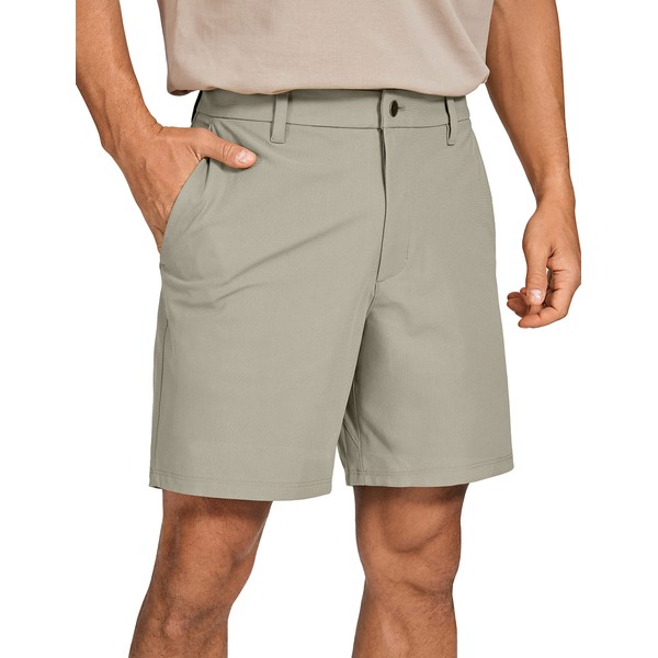CRZ YOGA Men's All-Day Comfy Golf Shorts - 7" Stretch