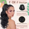 Ponytail Extension, 18 Inch Long Pony tails Hair Extensions for