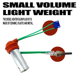 HiSport Diesel Heater Glow Plug Kit - Compatible with 2KW 3KW 5KW 8KW Car Air Glow Plug Air Diesel