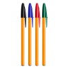 Plumas Lapiceros BIC Precisión Punto Fino Barril Amarillo Tinta Azul