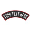 Custom Embroidered Top Rocker Vest Patch Motorcycle Biker Patch 11"