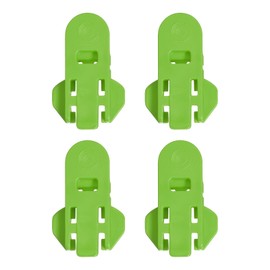uxcell Manual Easy Can Opener, 4pcs - Plastic Beverage Can Covers Lids Protector, Bottle Opener for Soda, Beer, Drink (Green)