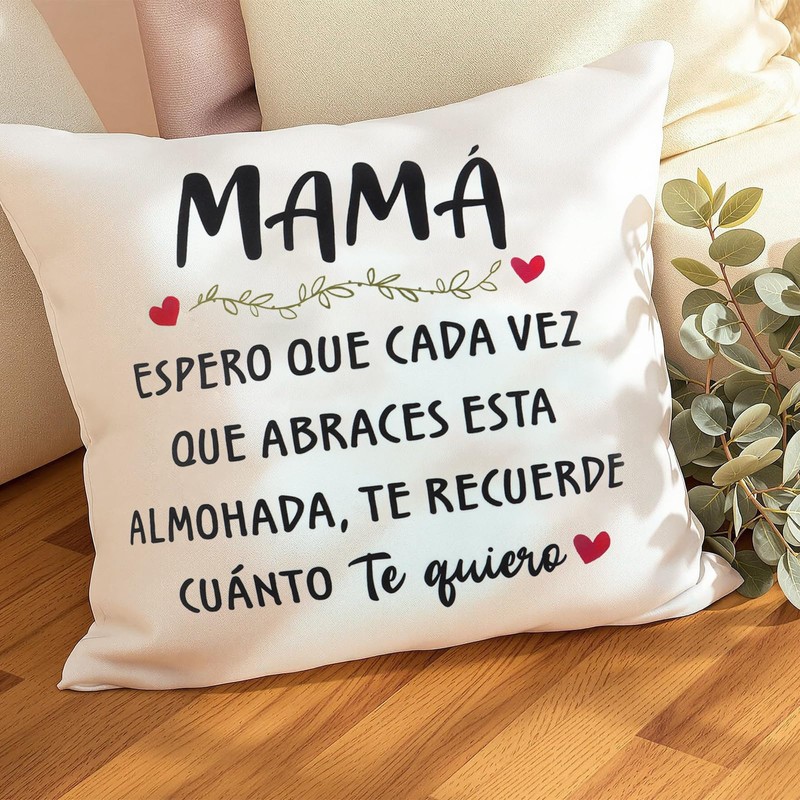 COLOFALLA 1 Stück Mama Kissenbezug Muttertag Kissenbezug Mama Geschenk auf