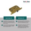 KOTARBAU Universal BB Mortice Lock 72/45 mm for Internal Doors