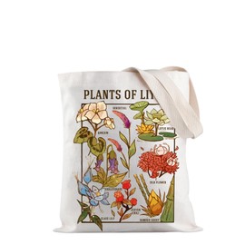 PYOUL Funny Anime Inspired Shoulder Bag Anime Lover Gift Flower Lovers Gift (Anime flower Tote EU)