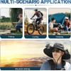Hat with Fans Solar Power, UPF 50+ Wide Brim Bucket