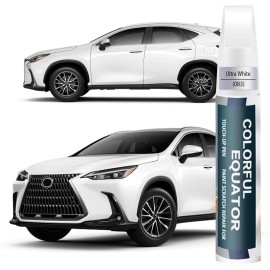 SNSIR Touch Up Paint Kit for Lexus Ultra White 083 Car Scratch Remover DIY Kit Easy HQ