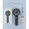 RNKRUN Mini HandHeld Portable Fan, Small Personal Battery Operated Fan