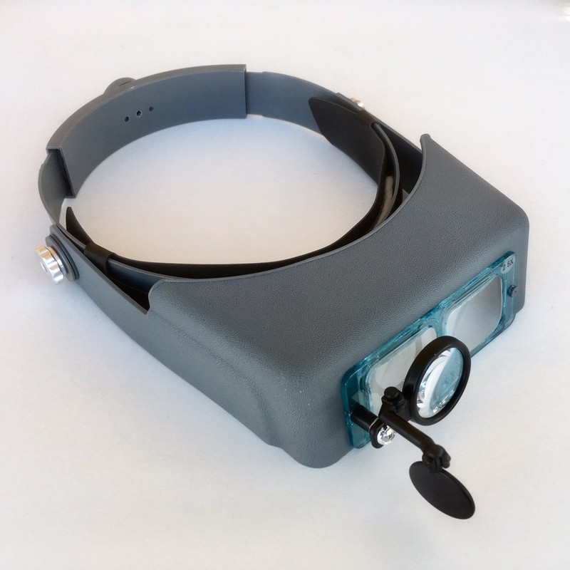 Headband Magnifier Visor 3.5X with 4" Focal Length & Working