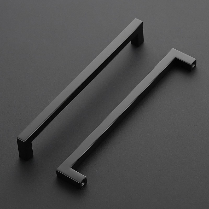 Ravinte 5 Pack Kitchen Door Handles Black Handles for Cupboards