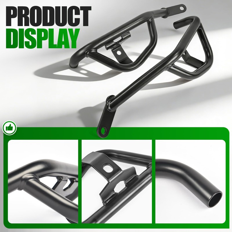 Lorababer Crash Bar Engine Guard for Z650 2017-2025 Black