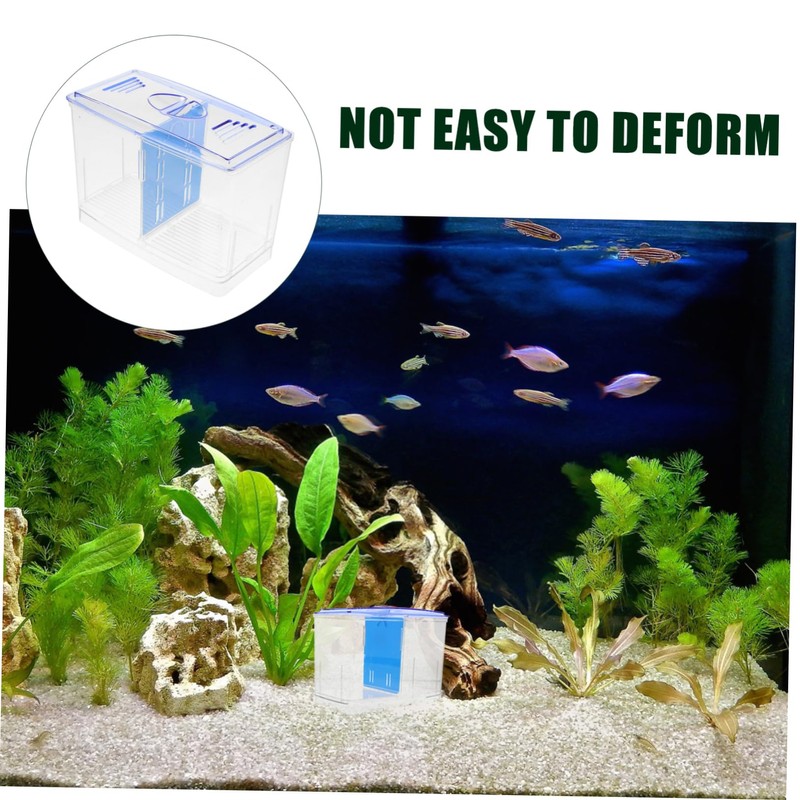 Sosoport Aquarium Fish Breeding Isolation Box Transparent Design Durable Construction