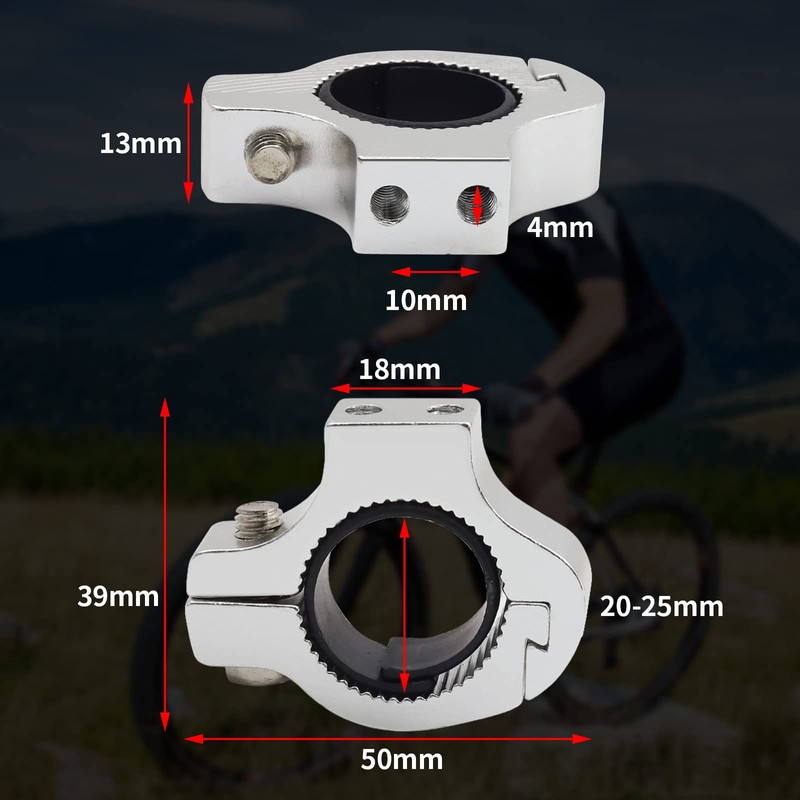 Biqing 1PC Motorcycle Spotlight Mount Bracket,Multifunctional Motorcycle Fog Light Tube