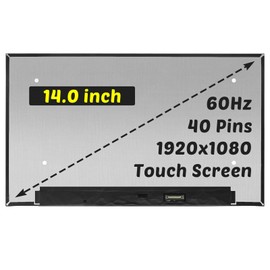 HOULISE Replacement for HP Zbook Firefly 14 G7 G8 LCD Screen for Elitebook 640 645 G9 G10 / 840 845 G7 G8 1920x1080 14.0 inch 40 Pins 60HZ LED Screen Display Digitizer Panel (for Touch Screen Only)