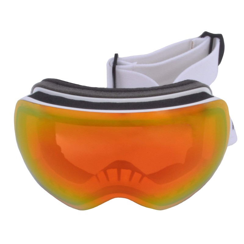Rapid Eyewear White Snow SKI GOGGLES FOR GLASSES WEARERS With