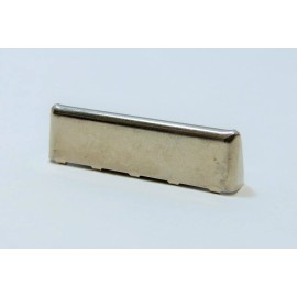 Unbranded 2 Pcs. Vintage Bag Strap End Cap in Silver with stamped Anchor - 2"