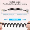 RIIEYOCA 4K Mini HDMI to HDMI Short Coiled Cable, 90