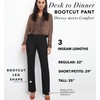 Rekucci Women's Desk to Dinner Pull On Stretch Bootcut Trouser
